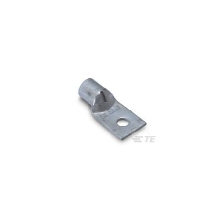 Te Connectivity Wire Terminal, 3/8 in Stud Size, 2 AWG, Bare Insulated, Grey 325203